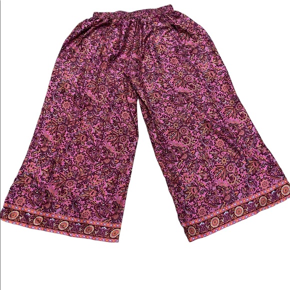 NWT. Pallozo Pants by Sacred Threads. BL/RD 2. 222280/3 - Picture 3 of 3